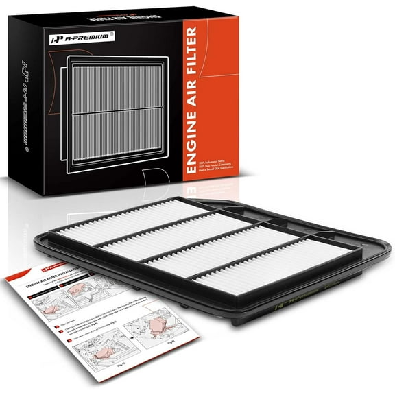 A-Premium Engine Air Filter Compatible with Infinit QX56 2011-2013, QX80 2014-2022 & Nissan Armada 2017-2022, Rigid Panel, Replace# 0421863