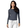 thumbnail image 3 of ADAR UNIFORMS 3 Pack Women's Comfort Long Sleeve T-Shirt/Underscrub Tee - 2903 - Pewter - 3X, 3 of 7