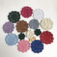 thumbnail image 4 of Cup Mat Cotton Coaster,10 pcs Crochet Cotton Lace Coasters Doilies Coasters for Drinks Home Decoration - White, 4 of 5