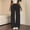 Black c, variant on Women's Cargo Sweatpants Solid Color Drawstring Multi Pocket Elastic Waist Wide Leg Loose Straight Fit Casual Daily Athletic Long Pants, Baggy Sweatpants for Women Blue XL