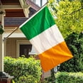 thumbnail image 1 of Irish Patch Included Bright Colors Durable Brass Double Quality Polyester Irish National Flags For Indoor Outdo Flower Banner for Birthday Party, 1 of 7