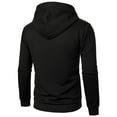 thumbnail image 5 of Dovford Mens Hooded Sweatshirt Casual Long Sleeve Drawstring Waffle Knit Hoodies Slim Fit Hoodies Pullover, 5 of 5