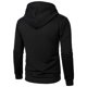 thumbnail image 5 of pstuiky camisas de hombre de manga larga, Blusa de manga larga con capucha y cordón de color liso para hombre camisetas de hombre m, 5 of 5