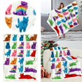 thumbnail image 1 of zhangmingg Couverture Jetable Design Chat Mignon Confortable Chaude Décorative pour Canapé Lit, 1 of 8