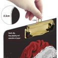 thumbnail image 4 of FMSHPON Christmas Santa Claus Skull Clipboard Hardboard Wood Nursing Clip Board and Pull for Standard A4 Letter 13x9 inches, 4 of 8