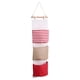 thumbnail image 5 of Bolsa de almacenamiento para colgar en la puerta del armario, bolsa de almacenamiento de lino de 3 capas, bolsa de almacenamiento colgante, bolsillos de alm, 5 of 12