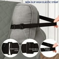 thumbnail image 6 of Subrtex Reversible Sofa Slipcover Non-Slip Washable Couch Cover (Small Sofa, Light Gray), 6 of 9