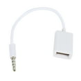 thumbnail image 1 of 3.5mm Male AUX Audio Plug Jack To USB 2.0 Female Converter Cable Cord Car MP3, 1 of 6