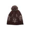 thumbnail image 1 of Bonnet Tricoté JACQUARD - Marron, 1 of 1