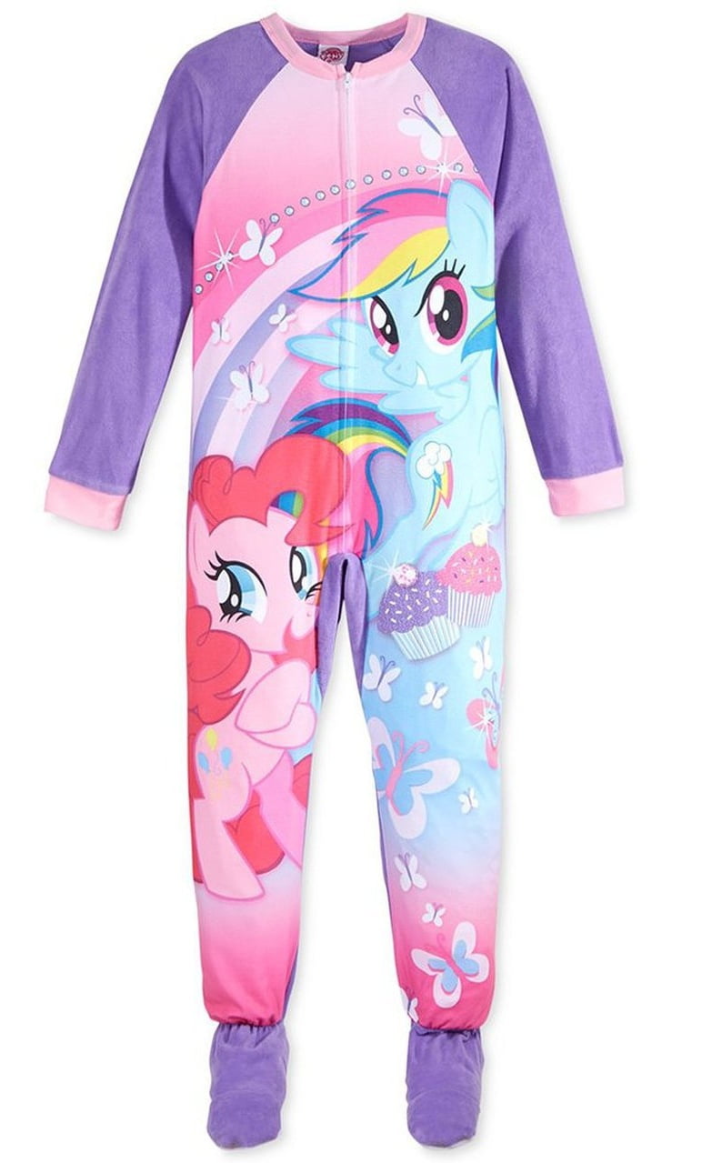 My Little Pony Girls OnePiece Footed Pajamas Blanket Sleeper, Size
