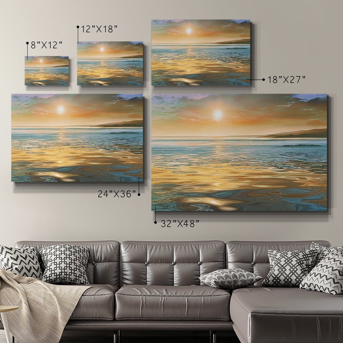 Wexford Home Evening Calm Premium Gallery Wrapped Canvas, 18" x 27" - Ready to Hang