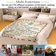 thumbnail image 2 of LHSHID To My Daughter Blanket from Mom Birthday Christmas Blanket Gifts Mom to Daughter Fleece Blanket 30x40in, 2 of 5