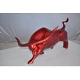 thumbnail image 3 of Nifao Modern Art of a Red Bull Made of Resin Statue – Home Decor Sculpture, 17"L x 14"W x 10"H, 3 of 11