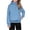 Sky Blue, variant on Kids Pullover Hoodie with Half Zip Front Kangaroo Pocket Long Sleeve Soft Fleece Hooded Sweatshirt for Girls Boys