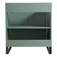 thumbnail image 5 of Fine Fixtures Opulence Collection 30 in. W x 18 in. D x 33 in. H Bathroom Vanity in Mint Green with Black Marble Sintered Stone Sink - Black hardware, 5 of 8