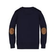 thumbnail image 2 of HOPE & HENRY boys  Classic V-Neck Sweater, 6-12 Months, Blue, 2 of 3