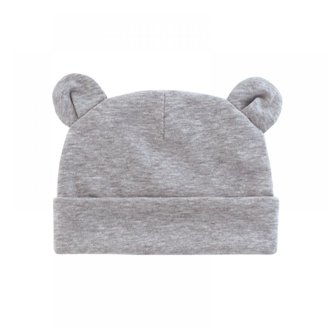 Adjustable Baby Knot Hat - 100% Cotton Soft Knit Cap For Newborns To 18 Months, Unisex & Cute