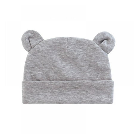 

Baby Hat Autumn Winter Warm Hat Infants Boy Girl Beanie Hats Solid Knitted Hat 0-12M