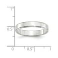 thumbnail image 2 of Primal Gold 10 Karat White Gold 4mm Flat with Step Edge Band Size 11, 2 of 10