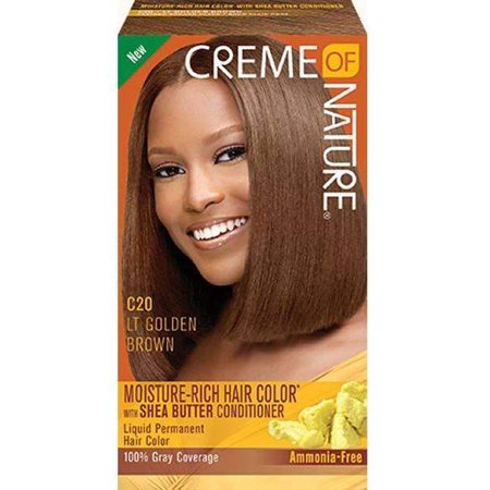 Creme Of Nature Moisture Rich Hair Color C20 Light Golden Brown C20 Light Golden Brown Walmart Canada