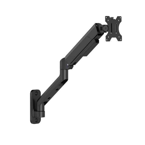 ARES WING Single Monitor Wall Mount for 17-40 Inch Ultrawide Screens, Heavy Duty Monitor Arm Up to 26.5 lbs, Fully Adjustable Wall Mount, V