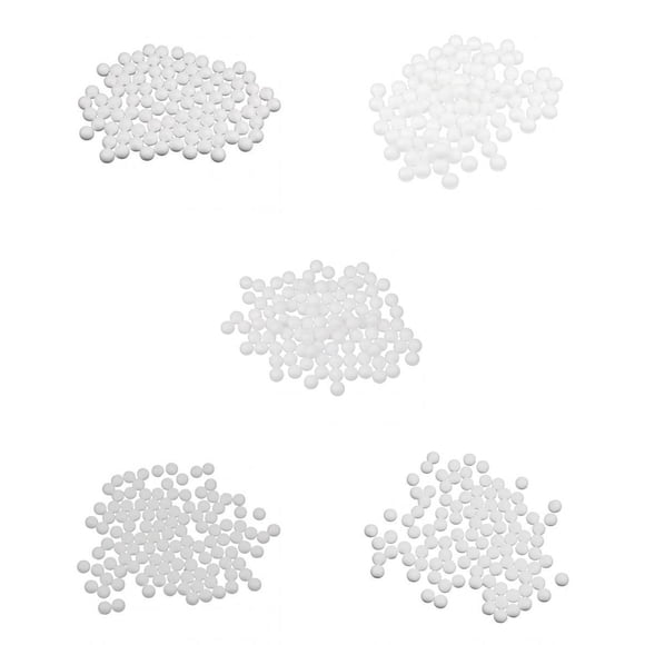 de espuma de poliestireno sólida forma forma forma blanca de 500 piezas para manualidades de Navidad 10/15/20/25/27 mm