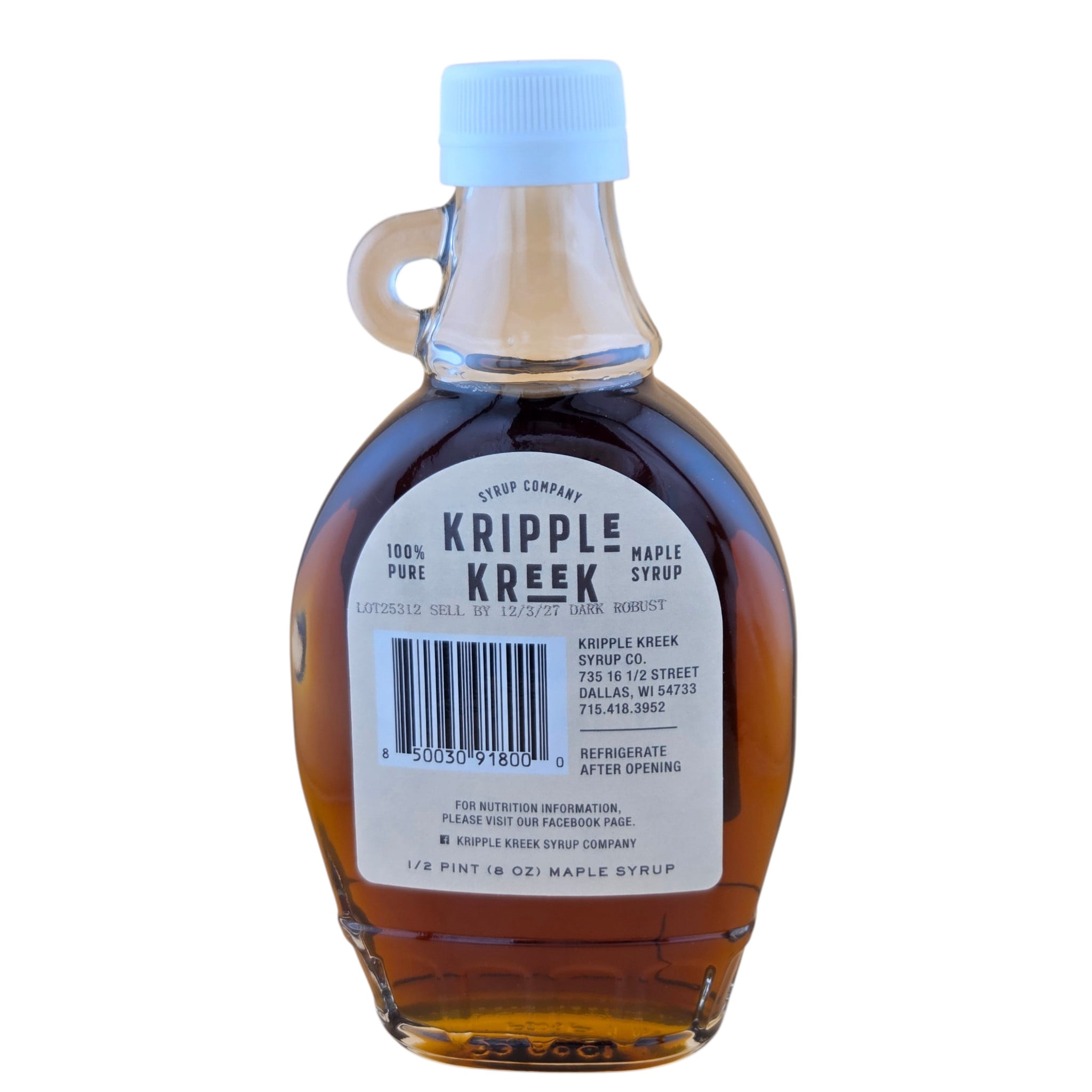 Kripple Kreek Pancake Mix & Pure Maple Syrup Breakfast Set, Sweet Cream Pancake Mix 1 lb + 100% Pure Maple Syrup 8 oz