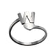 thumbnail image 1 of Anillos para mujer, regalos de moda para mujer, 26 anillos con apertura de letras en inglés, joyería de acero inoxidable para niñas, anillo de moda, 1 of 3