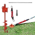 thumbnail image 1 of Estacas para perros Tyalez, resistentes, 160 kg, perros grandes de 17 cm, 1 of 6