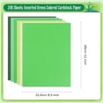 thumbnail image 2 of 240 Sheets Assorted Green Cardstock Paper 8.5 x 11" Medium Thick Card Stock 180gsm/65lb Printable Cardstock for Irish Holiday Card Making, Invitations, DIY Art Craft Supplies, 2 of 6