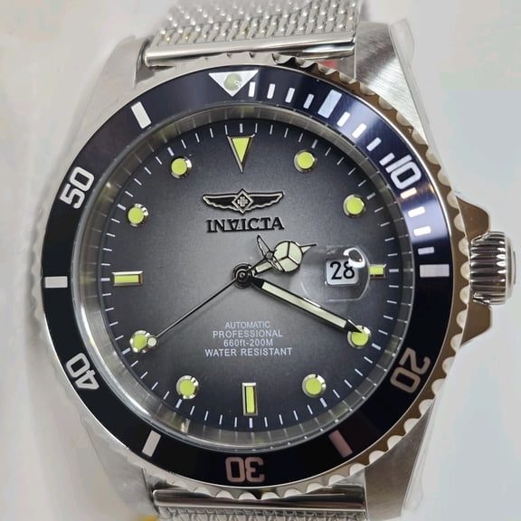 Invicta Men's Automatic Pro Diver Watch Gray 47mm 48629