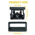 thumbnail image 2 of Car Rear Tailgate Handle with Baffle Replacement Exterior Door Handle 15991785 15991786 Compatible for Pickup, 2 of 9
