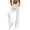 White, variant on Aboser High Waist Bootleg Yoga Pants for Women Athletic Casual Flared Leggings Slim Fit Stretch Workout Pants Solid Color Tummy Control Trousers