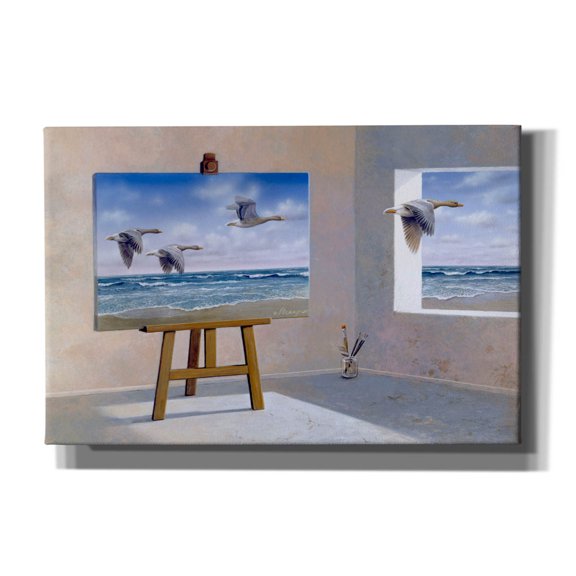 Epic Graffiti 'Goose' by Harro Maass, Canvas Wall Art, 18"x12"