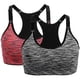 thumbnail image 1 of Pack de 2 sujetadores deportivos de alto impacto para mujer - Camiseta sin costuras para yoga y running con tirantes ajustables (tallas S-XL), 1 of 8