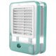 thumbnail image 2 of Ventilador de escritorio personal con niebla, luz LED de noche, ventilador de niebla eléctrico, ventilador portátil recargable por USB verde, 2 of 5