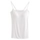 thumbnail image 2 of Guardurnaity Tops de mujer, vestido deportivo para niñas, camisas casuales acolchadas, camisola de Yoga sin mangas de estilo Simple de verano sin Prendas para la parte del cuerpo Blanco XXL, 2 of 6