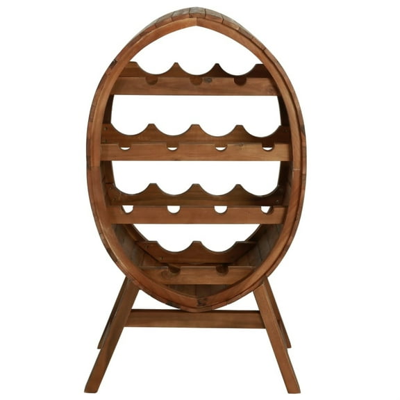 Casafoyer Wine Rack 13 Bottles Solid Acacia Wood