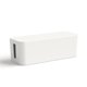 thumbnail image 1 of Caja de cables Laklulu (Caja de almacenamiento para cables de cargador y regletas, caja cubrecables 40x15,5x13,5cm, pies de goma) Blanco, 1 of 5