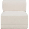 thumbnail image 4 of Meridian Furniture Ollie Cream Boucle Fabric Armless, 4 of 8