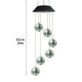 thumbnail image 3 of Modern Hanging Disco Ball Chandelier with LED Lights 6 Reflective Spheres for Home Decor and Party Ambiance, 3 of 5