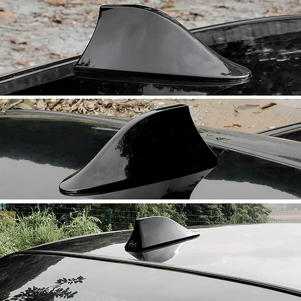 Antenne de toit d'aileron de requin de voiture étanche en fibre de carbone