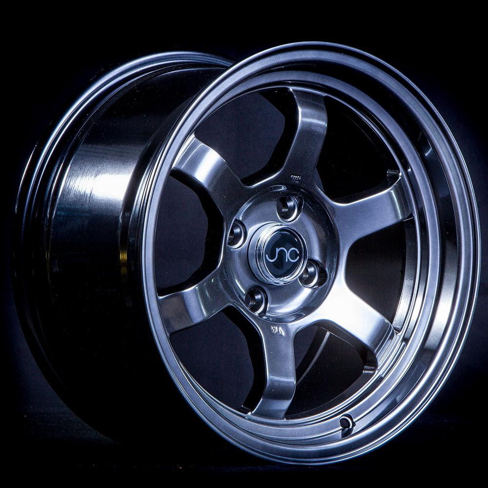 JNC 013 Hyper Black 15x8 4x100 ET20 Offset Wheel Rim Walmart 