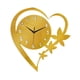 thumbnail image 2 of Reloj de pared de acrílico, reloj decorativo, regalo, elegante, silencioso, minimalista, de moda. Oro, 2 of 9