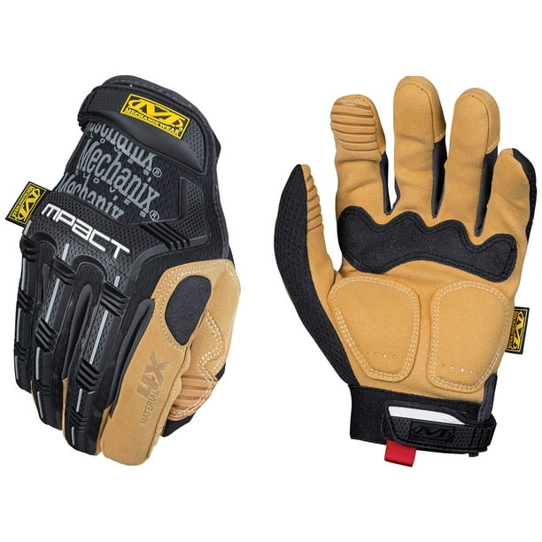 Guantes Mechanix Wear Material 4x M-Pact marrón/negro, talla XL