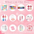 thumbnail image 4 of Sendida Kids Makeup Kit for Girls, Princess 64PCS Real Washable Pretend Play Cosmetic Set Toys with Mirror, Non-Toxic & Safe, Birthday Gifts for 3 4 5 6 7 8 9 10 Years Old Girls Kids (Pink), 4 of 6