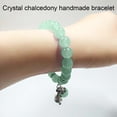 thumbnail image 3 of Pulsera elástica con cuentas de cristal curativo semiprecioso de 8 mm, unisex, 3 of 6