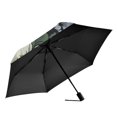 thumbnail image 2 of FORMRS Travel Umbrella Folding Auto Open Close Windproof Rain UV Protection, Dark Floral, 2 of 8