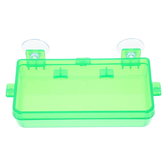 AURARMLET Light Green Reptile Feeding Bowl with Suction Cup for Bearded Dragon Gecko and Chameleon Safe Design