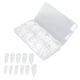 thumbnail image 1 of 500pcs Transparent Coffin Long Fake Nails Artificial False Nails Tips Manicure Decal for Nail Salon, 1 of 5